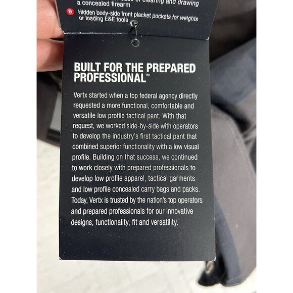 NEW! Vertx Shirt Mens SMALL Guardian 2.0 Athletic Fit WeaponGuard Conceal Carry - Picture 15 of 16